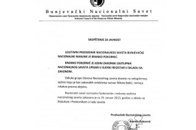 Reagovanje Branka Pokornića