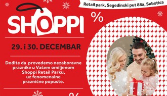 Praznična zabava i popusti u Retail parku "Shoppi"
