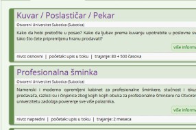 Dodatno usavršavanje na Otvorenom univerzitetu