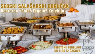 "Prvo fruštuk, e, ondak na put!" - Seoski salašarski doručak u restoranu "Salaš Ergela" Kelebija