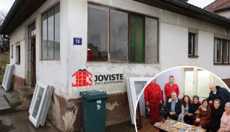 Kompanija "Joviste" pomogla porodici Morača obnovom kompletne stolarije