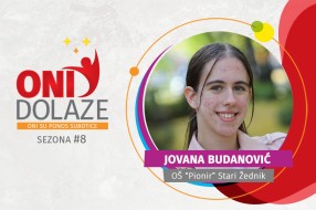 Oni dolaze: Jovana Budanović, OŠ "Pionir" Stari Žednik