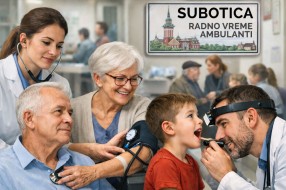 Radno vreme ambulanti od utorka do petka (14 - 17. april)