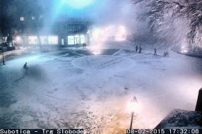 Sneg na severu Bačke, potreban oprez u vožnji