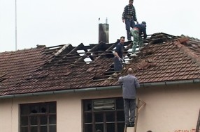 Požar u fabrici nameštaja Bajmok