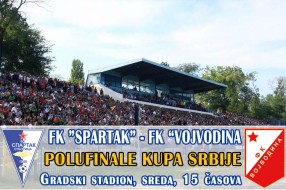 Fudbaleri Spartaka sutra u borbi za finale Kupa Srbije