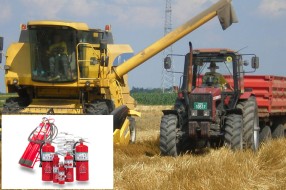 Provera protivpožarne zaštite kombajna i traktora