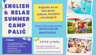 Recept za super leto: "relax kids" vežbe i kurs engleskog u letnjem kampu na Paliću