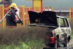 Eksplodirao automobil