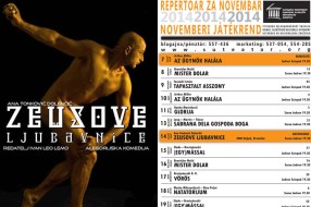 Repertoar Narodnog pozorišta za novembar