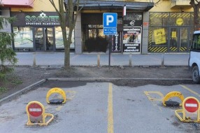Uzurpacija javne površine, parking u ulici Blaška Rajića