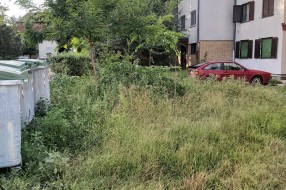 Košenje trave na javnoj površini u trouglu ulica Miloša Crnjanskog, Save Kovačevića i Hrastovoj