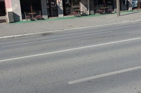 Izbledeo pešački prelaz na Beogradskom putu (kod Lipe)