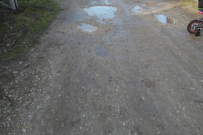 Kozjačka ulica - jako loše stanje puta