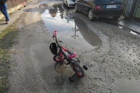 Kozjačka ulica - jako loše stanje puta