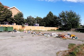 Razbacano smeće i neprijatan miris kod Buvljaka