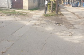 Velika rupa na putu na uglu Frankopanske i Dože Đerđa