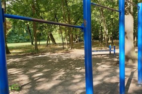 Oštećena sprava za vežbanje u Dudovoj šumi
