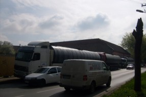 Benzinska pumpa u centru grada