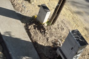 Nezavršen posao u Frankopanskoj (ormari Telekoma)