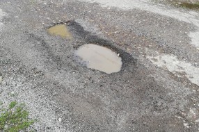 Krater u ulici Marije Bursać
