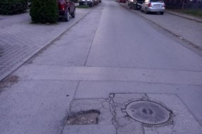 Udarna rupa u Prvomajskoj