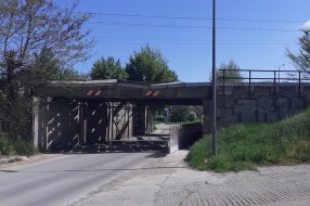 Podvožnjak kod Pionira - visi metalna ograda