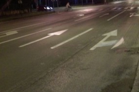 Neuskladjena horizontalna i vertikalna signalizacija