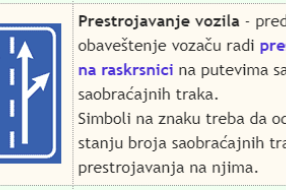 Neuskladjena horizontalna i vertikalna signalizacija