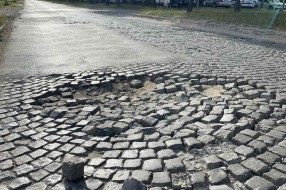 Oštećenja na putu kod "Severa"