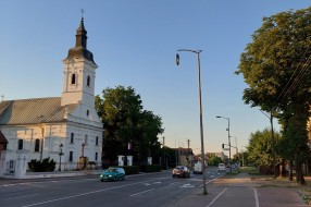 Visi svetiljka na stubu javne rasvete u Aleksandrovu
