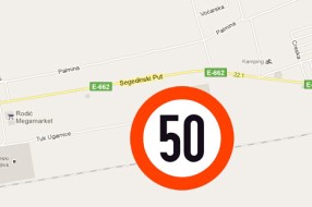 Subotica - Palić: ograničenje 50 km/čas