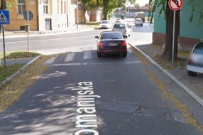 Ležeći policajac na kraju Romanijske ulice