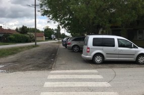 Biciklistička staza kod restorana "Abraham" na Paliću