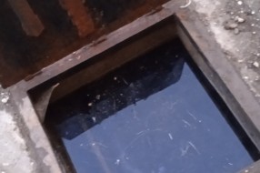 Poplavljena sahta u Pazinskoj ulici