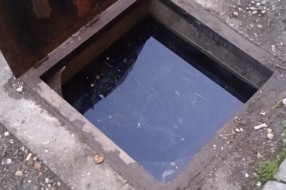 Poplavljena sahta u Pazinskoj ulici