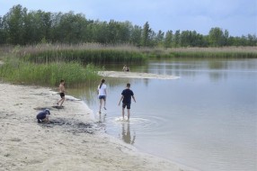 Majdansko jezero skoro pa presušilo