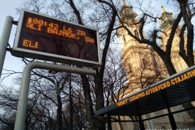 Neispravan displej Suboticatransa kod Lifke