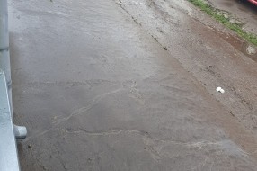 Čišćenje Brodske ulice nakon poplave