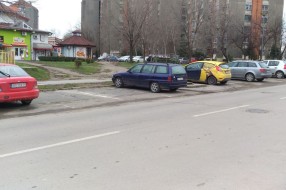 Prodaja jelki na parkingu na Prozivci
