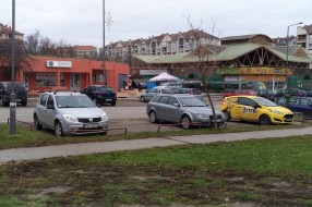 Prodaja jelki na parkingu na Prozivci