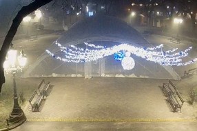 Plava fontana - Ruglo u centru grada