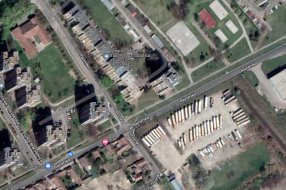 Parking za kamione u naseljenom mestu (Prozivka, Izvorska ulica)