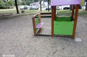 Vandalizam na dečjem igralištu na Prozivci