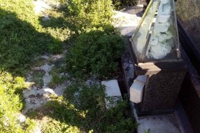 Zapušteno crkveno groblje u Dudovoj šumi