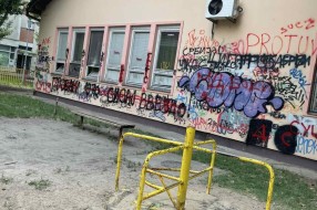 Problematično dvorište u okviru vrtića "Mandarina" na Radijalcu