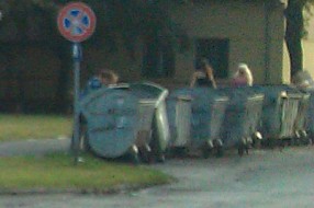 Mobilni toalet na Radijalcu (kod Trgoprometa)