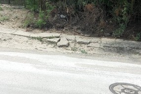 Oronuli trotoar i podvožnjak u Lošinjskoj ulici