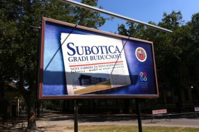 Subotica reklamira samu sebe bilbordima širom grada