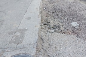 Asfalt u Ivangradskoj ulici